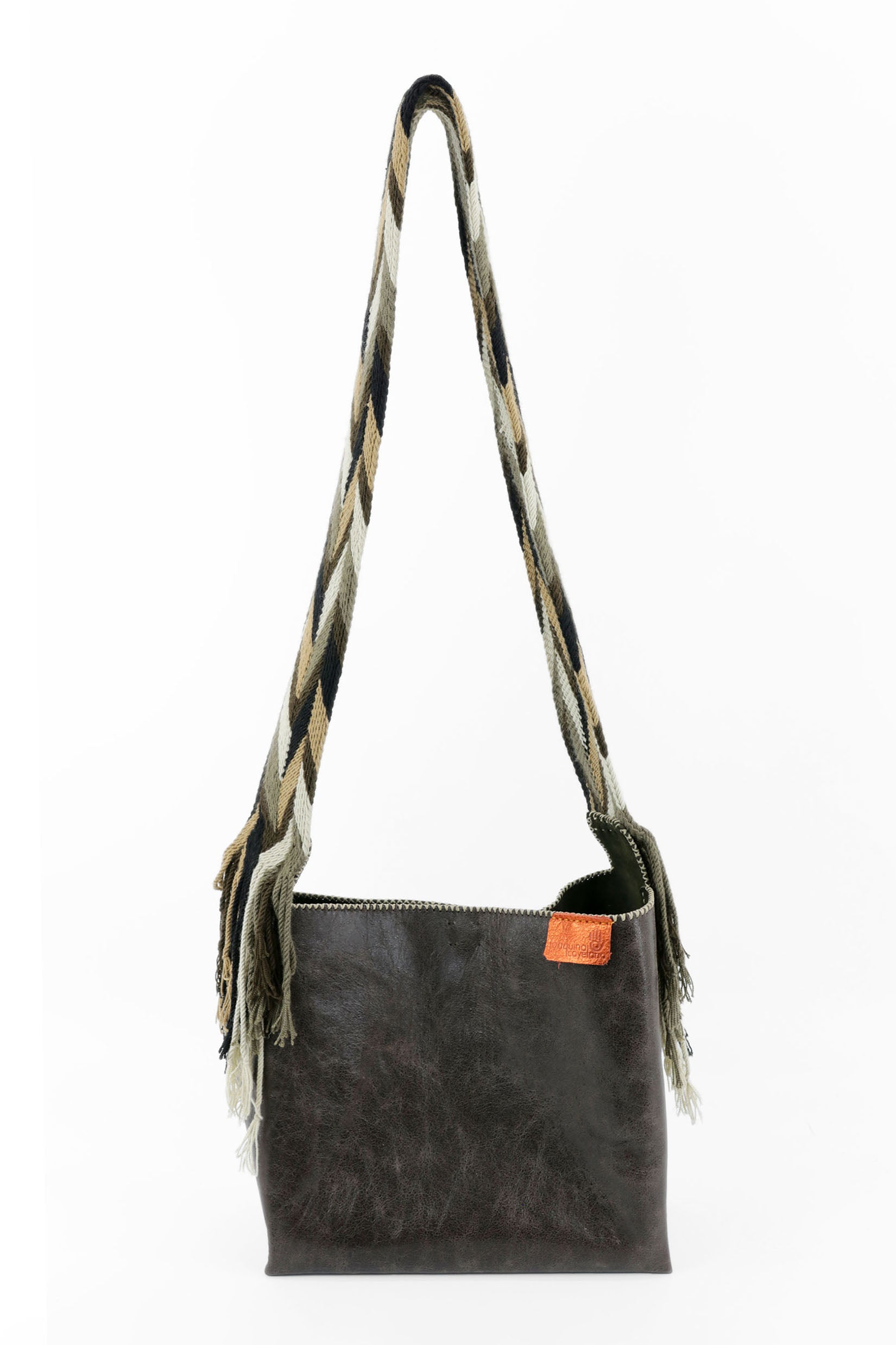 PIAMA TOTE BAG MEDIUM / DRK BRW - DRK BRW #200012