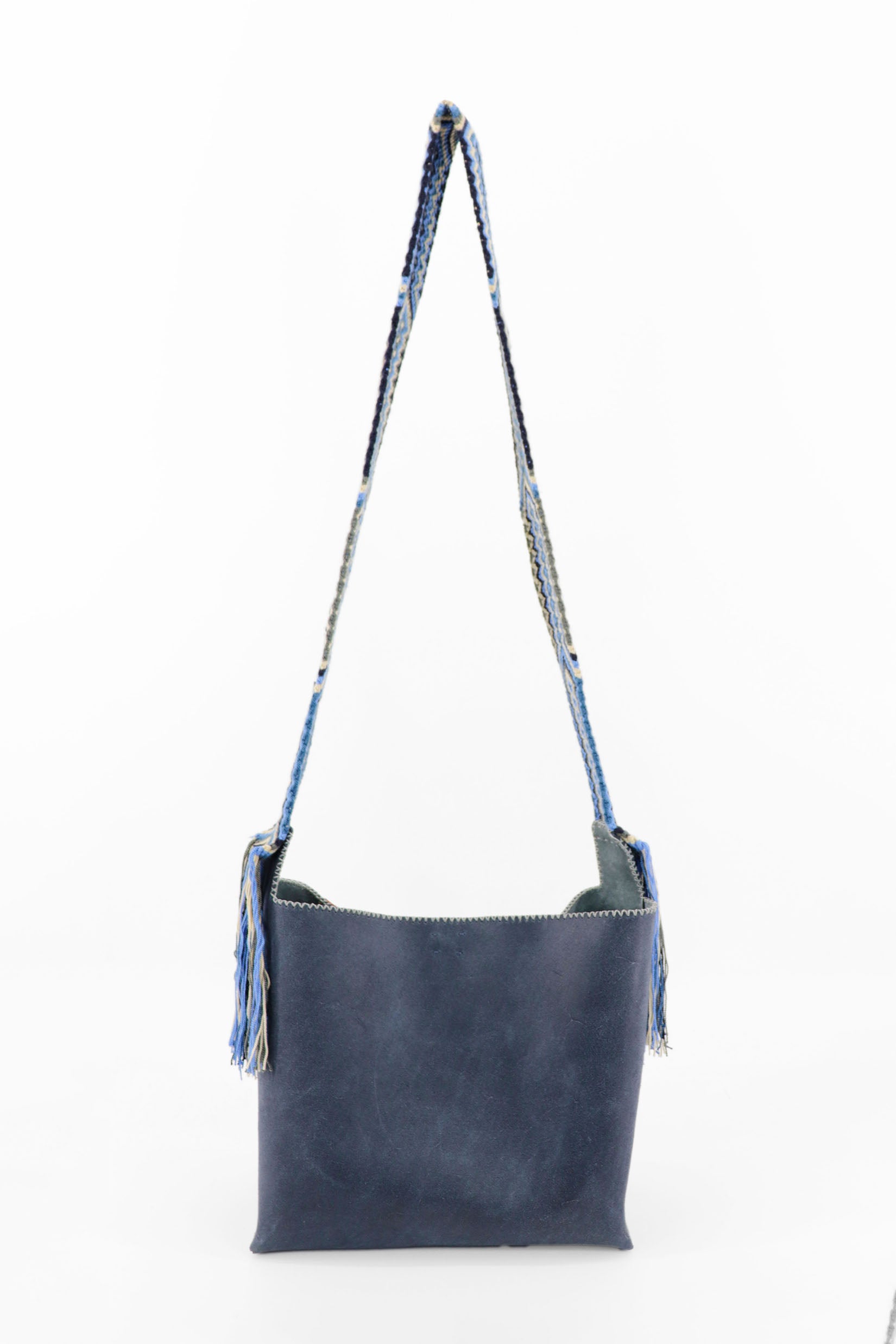 PIAMA TOTE BAG MEDIUM / NAVY - LIGHT GRAY #200023