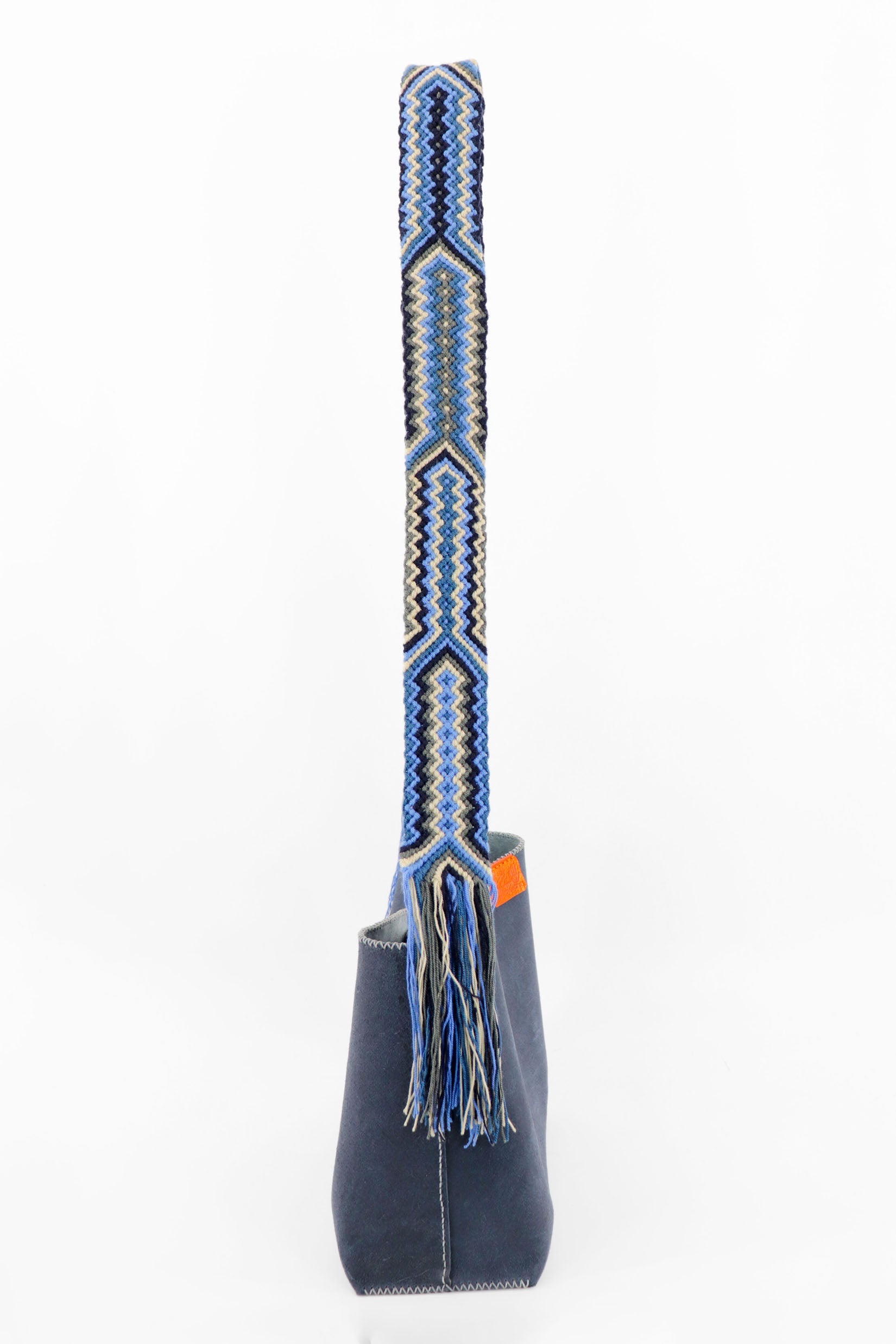 PIAMA TOTE BAG MEDIUM / NAVY - LIGHT GRAY #200023