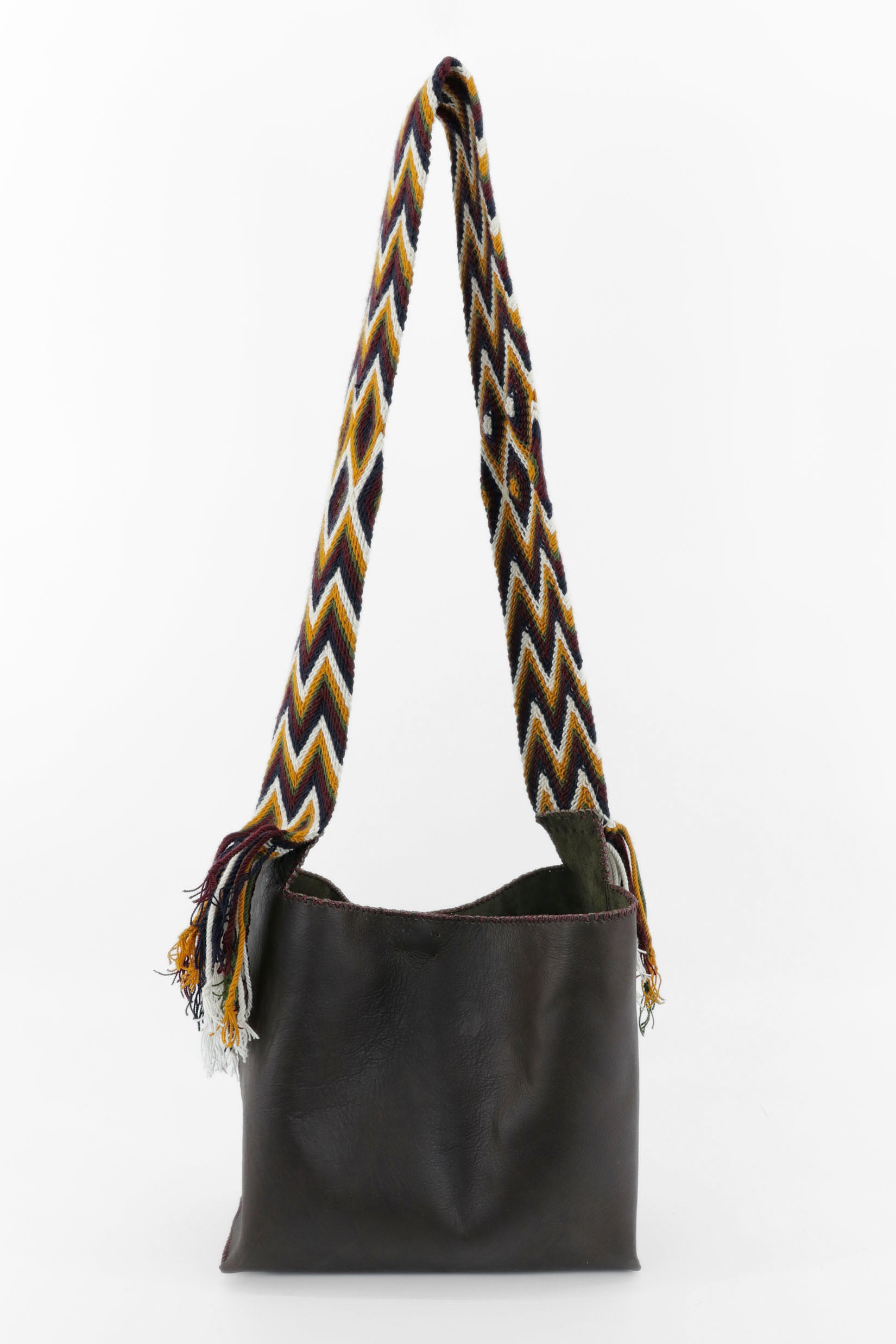 PIAMA TOTE BAG MEDIUM / DRK BRW - DARK OLIVE #200004