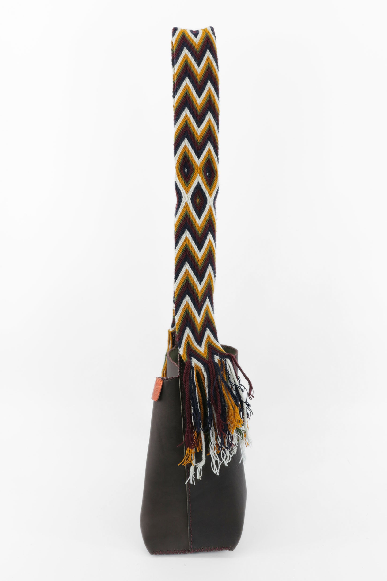 PIAMA TOTE BAG MEDIUM / DRK BRW - DARK OLIVE #200004