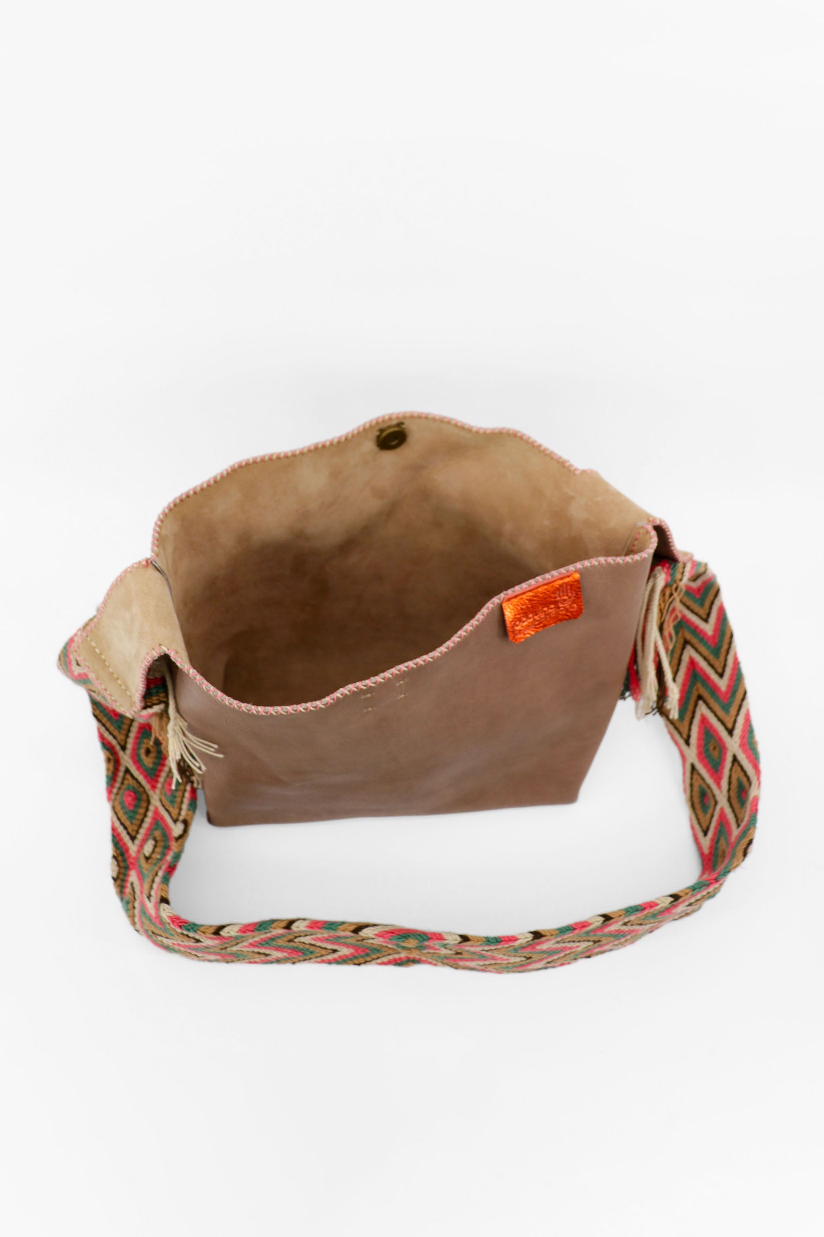 PIAMA TOTE BAG MEDIUM / MUSHROOM BRW - DRK BEIGE #200024