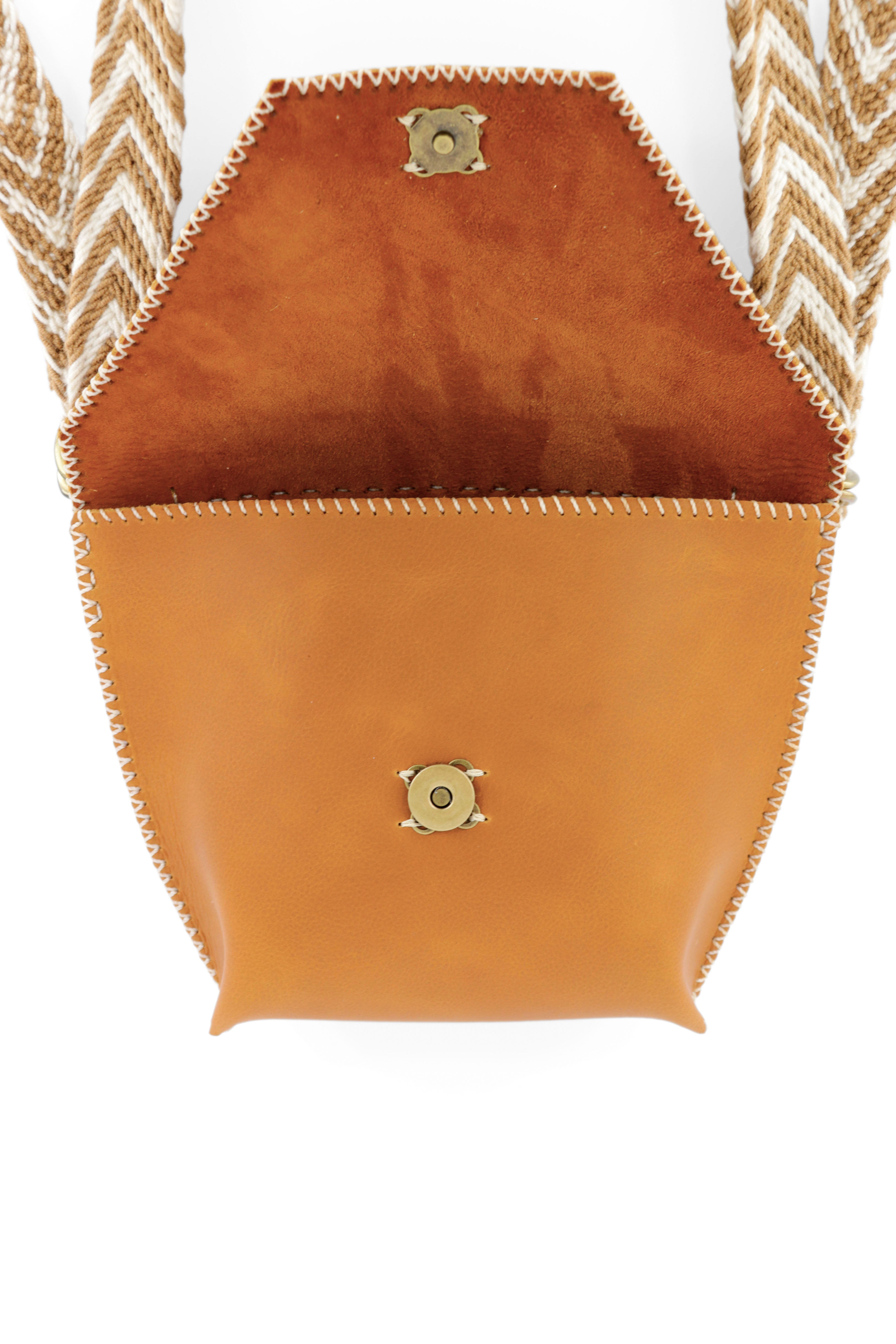 PIAMA TOTE BAG X-SMALL / CAMEL - MUSTARD #290001