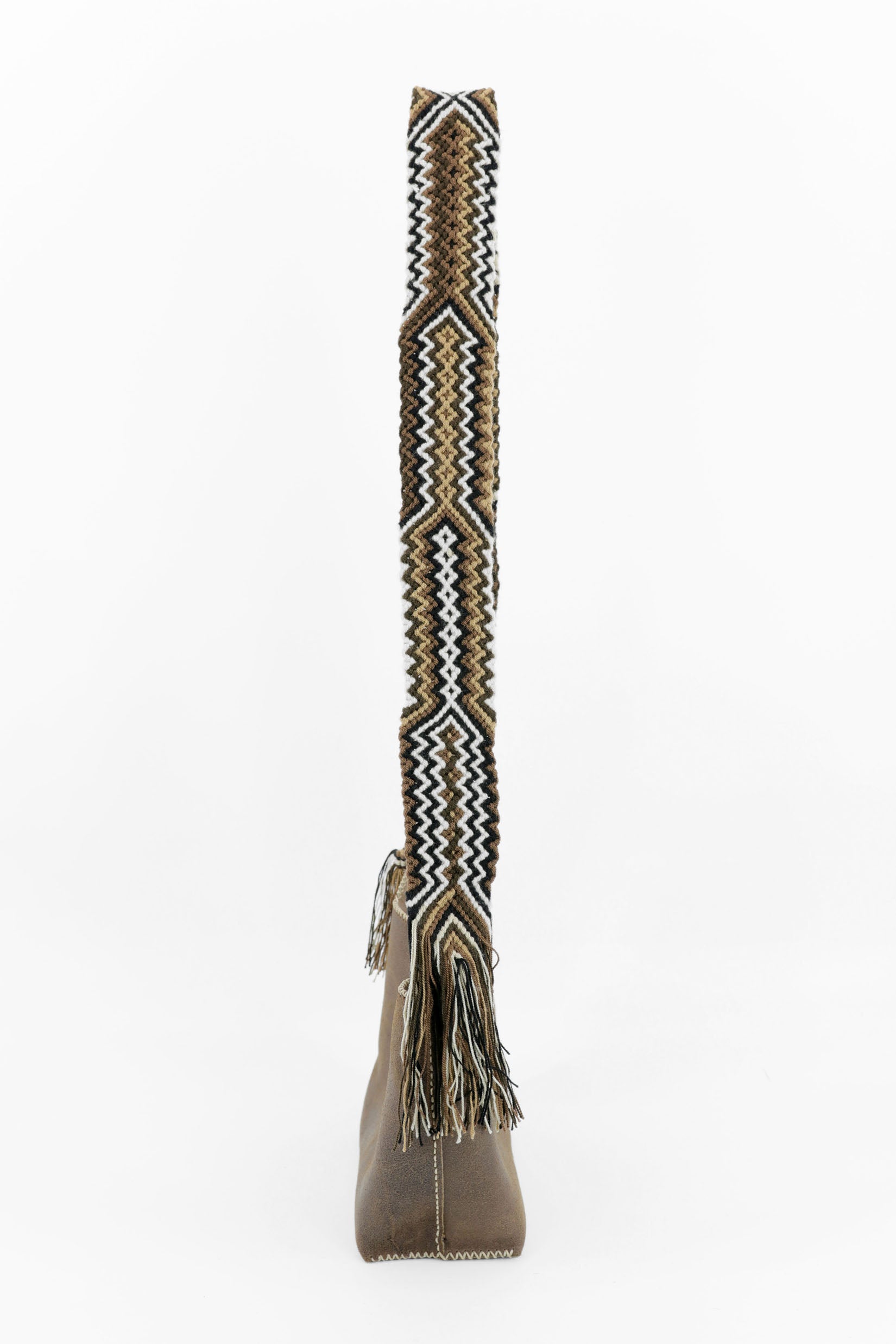 PIAMA TOTE BAG SMALL / BRW - DARK CREAM #220016