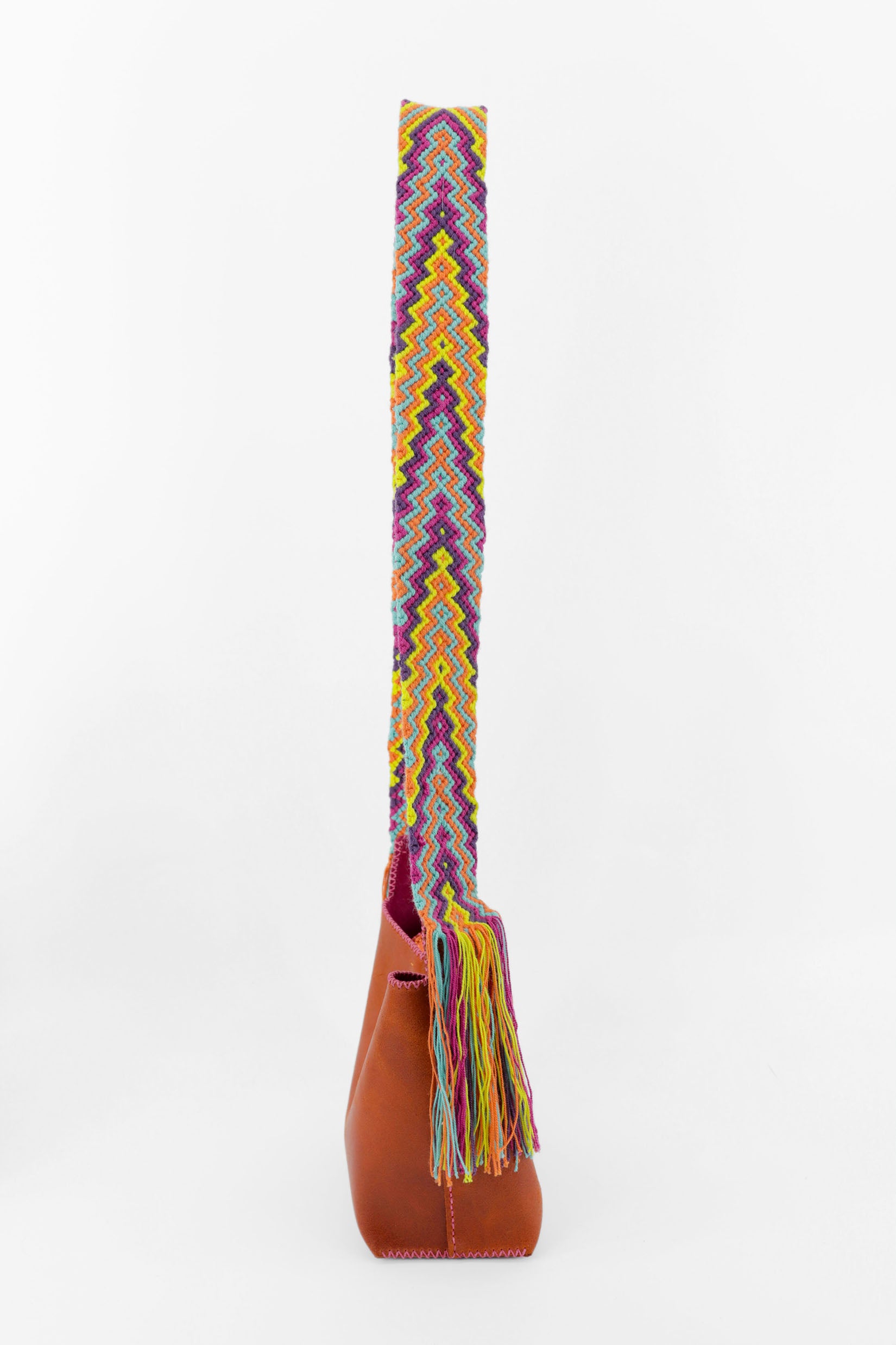 PIAMA TOTE BAG SMALL / ORANGE - FUCHSIA #220012