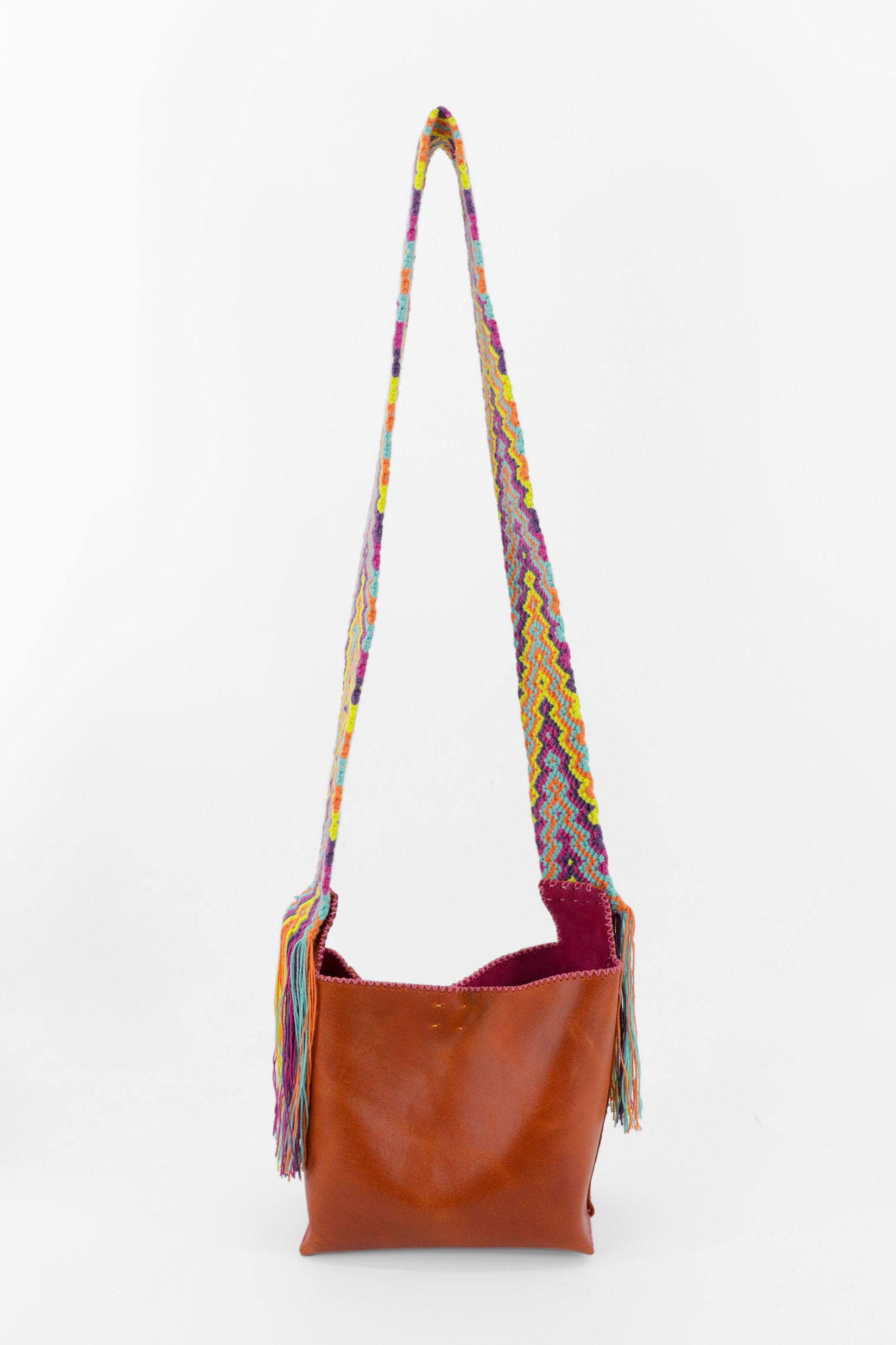 PIAMA TOTE BAG SMALL / ORANGE - FUCHSIA #220012