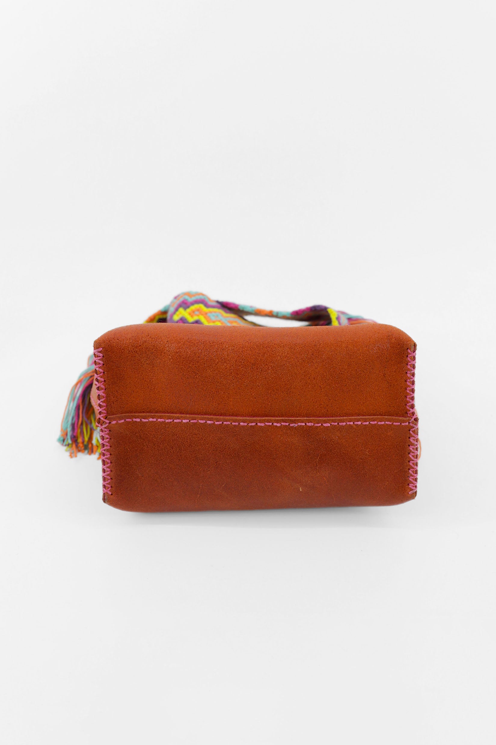 PIAMA TOTE BAG SMALL / ORANGE - FUCHSIA #220012