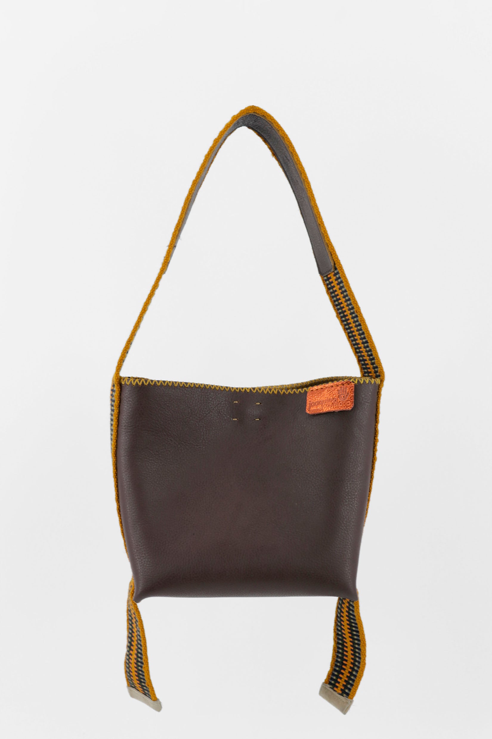 PIAMA TOTE BAG SMALL / DRK BRW - BEIGE #240019