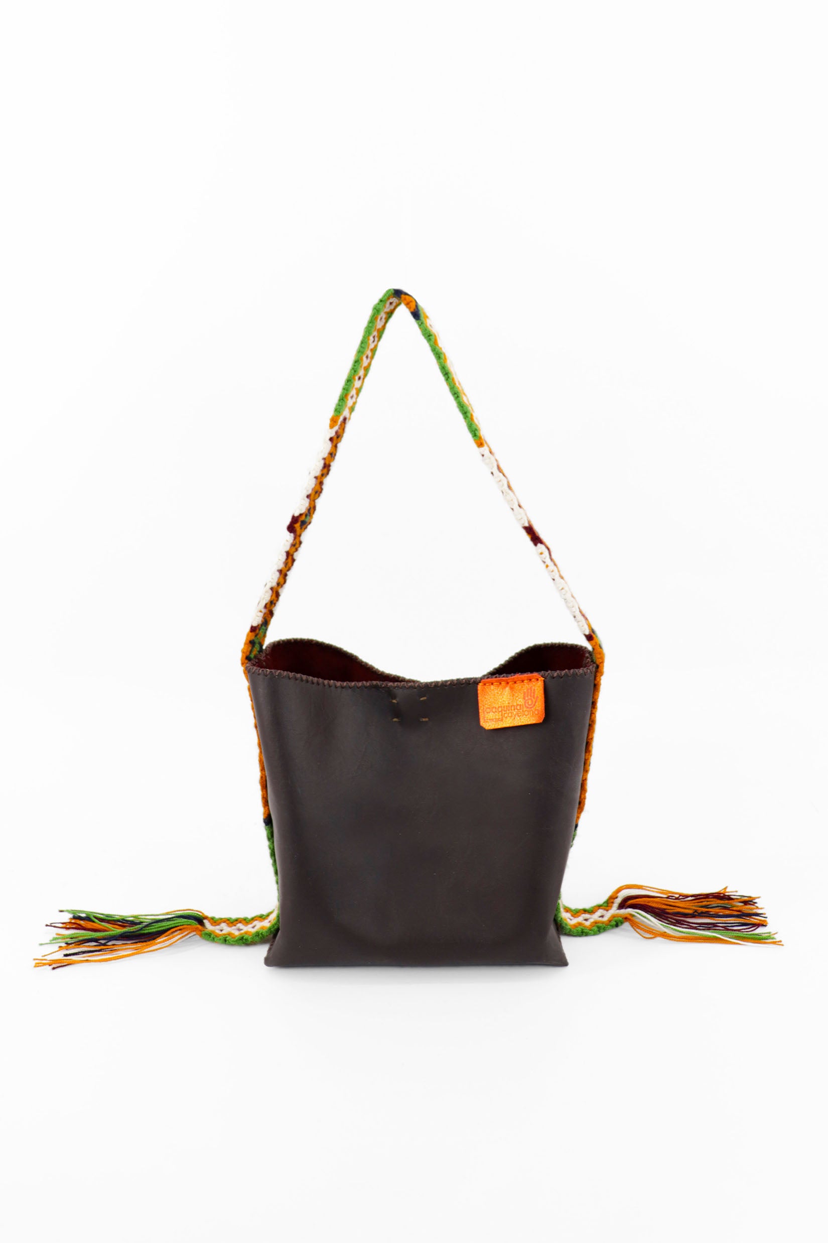 PIAMA TOTE BAG SMALL / DRK BRW - BURGUNDY #240022