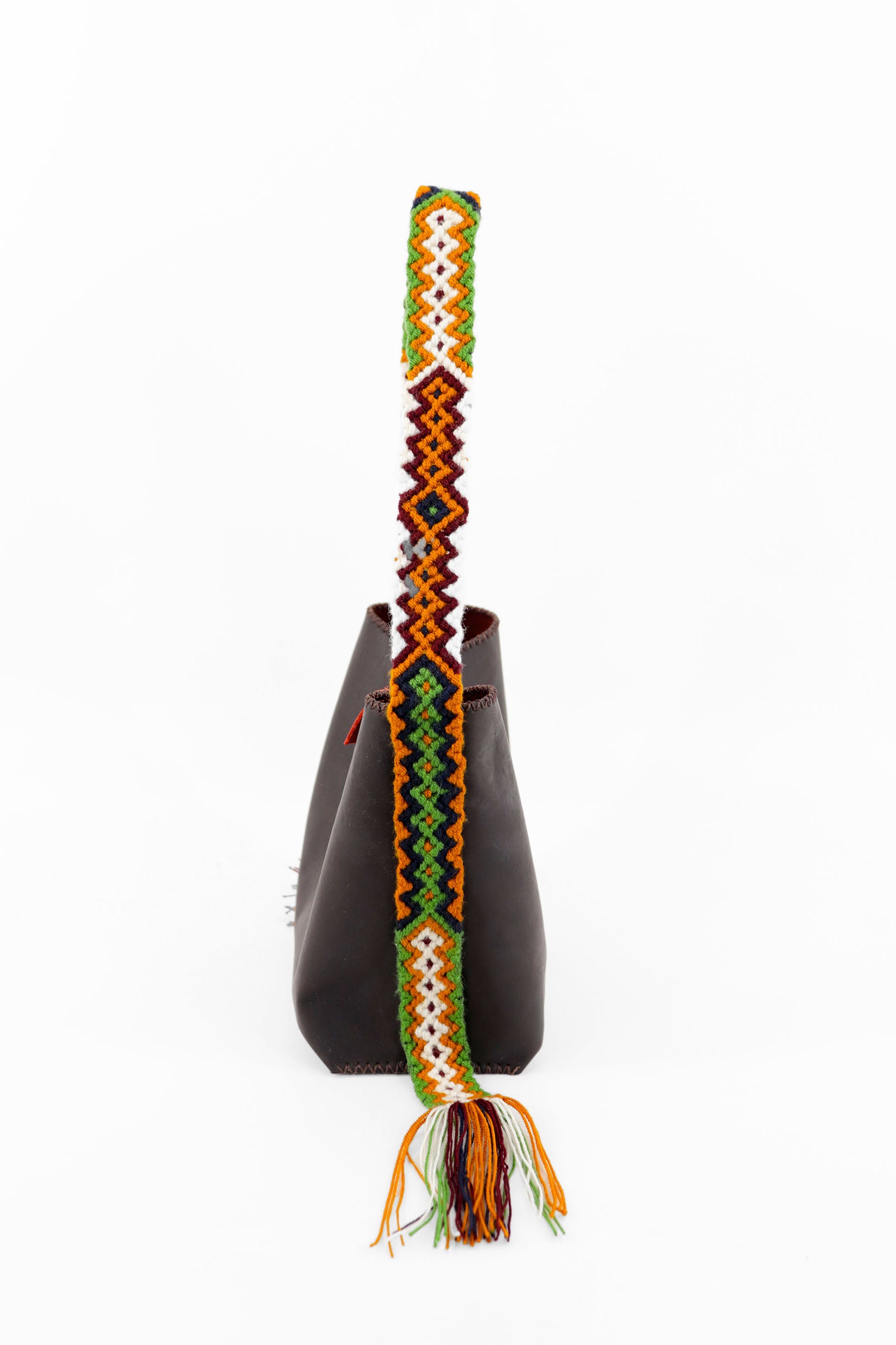 PIAMA TOTE BAG SMALL / DRK BRW - BURGUNDY #240022