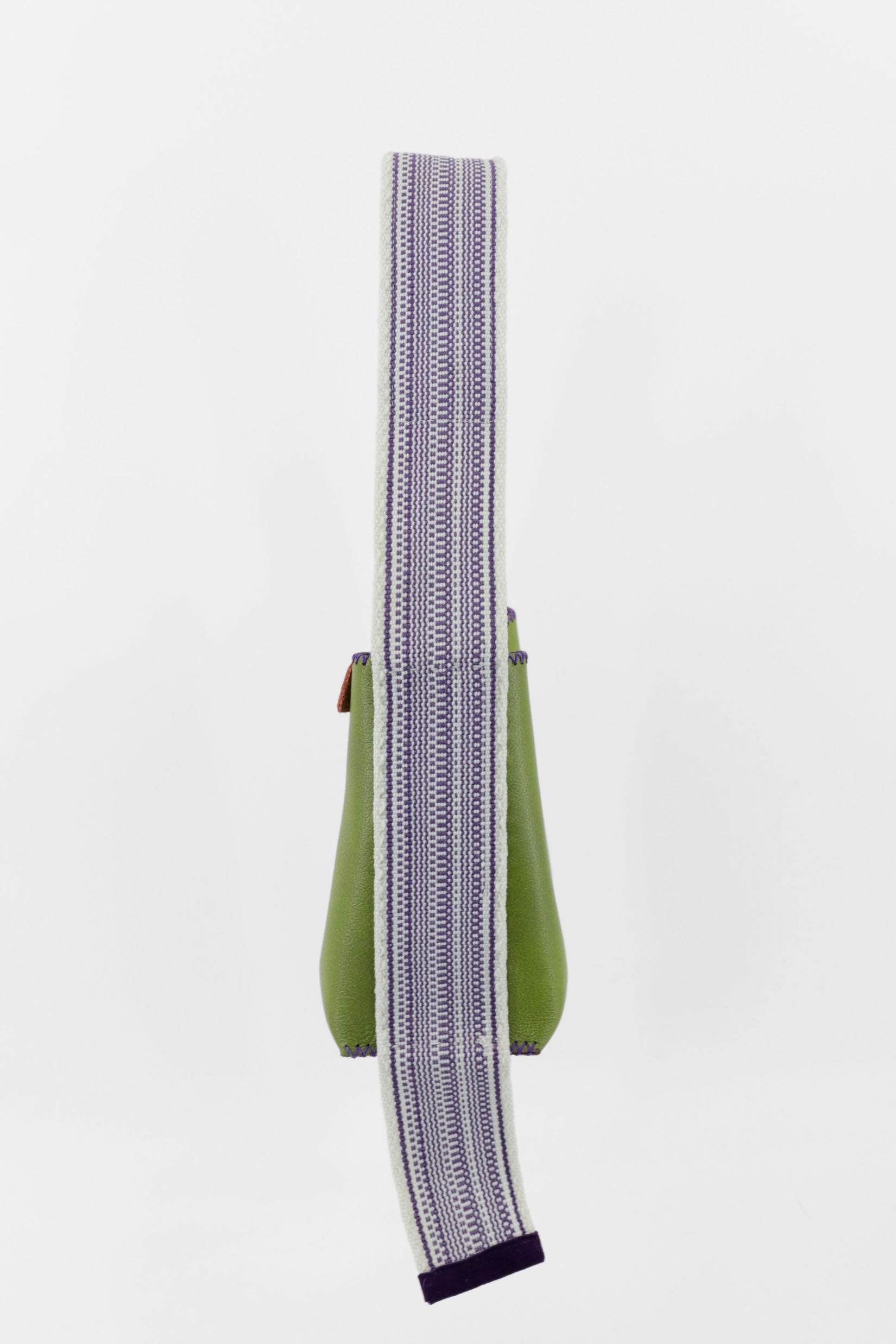 PIAMA TOTE BAG SMALL / LIME GREEN - DRK PURPLE #240011