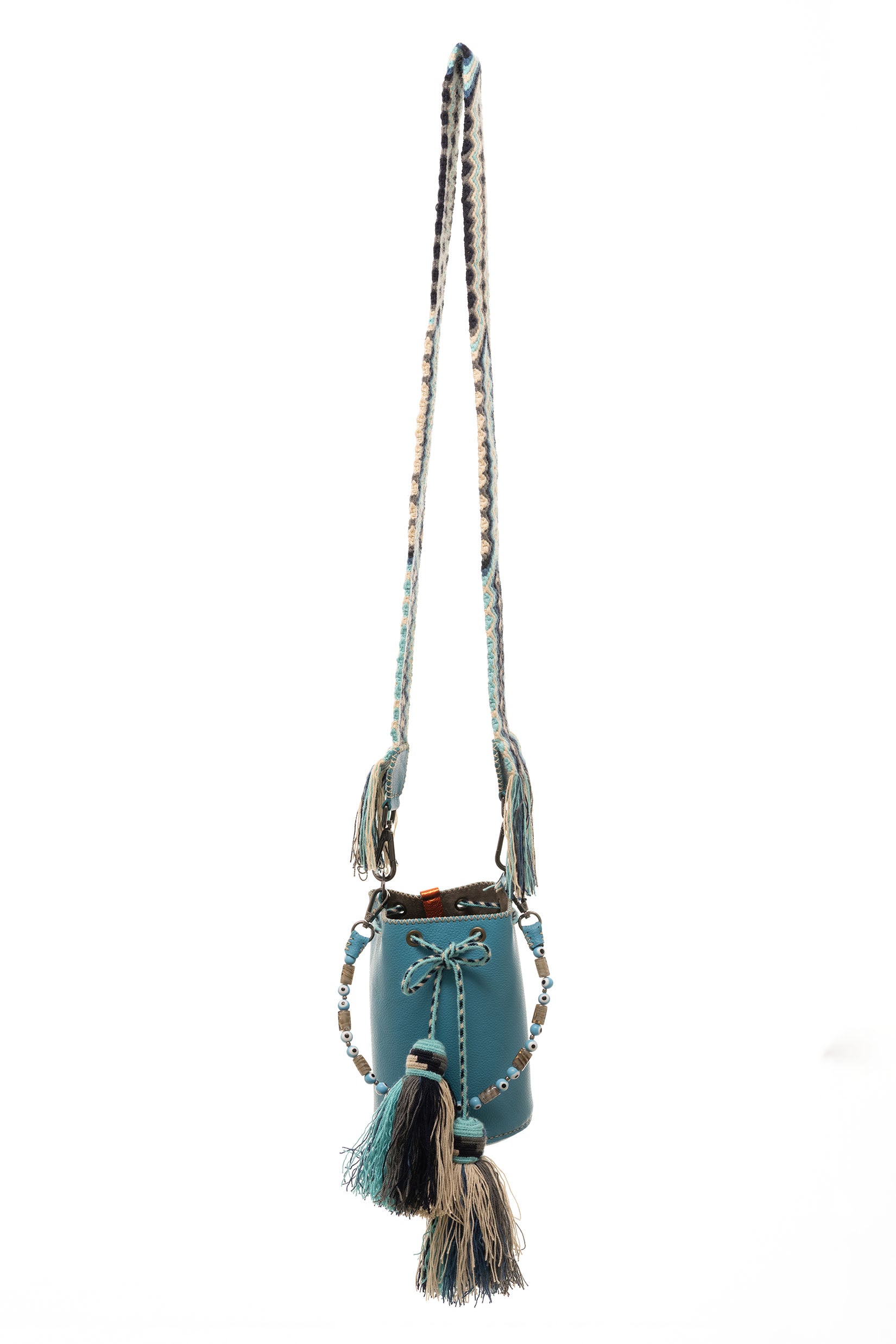 APÜNÜ BUCKET BAG X-SMALL / CALIF BLUE - GRAY #360005
