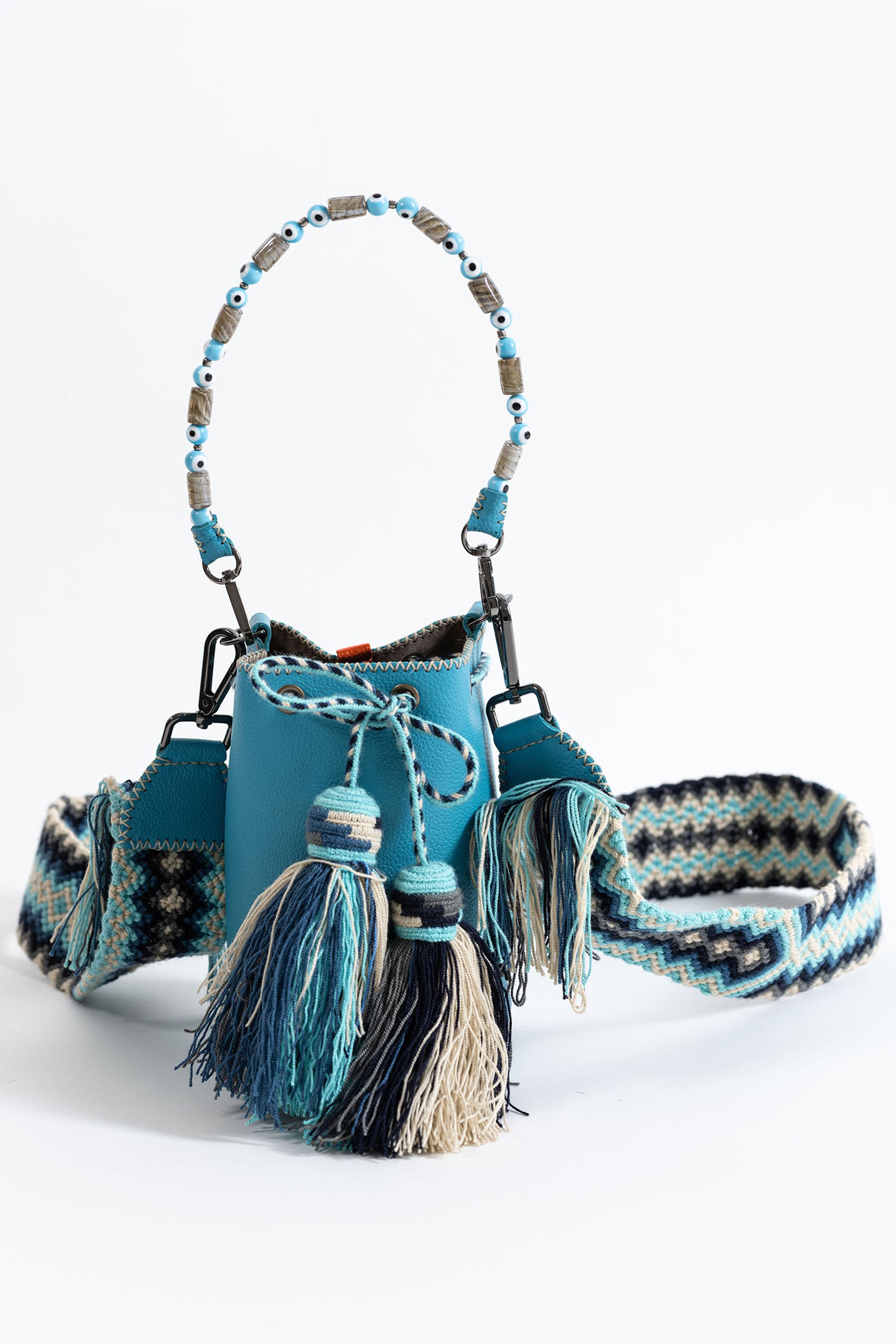 APÜNÜ BUCKET BAG X-SMALL / CALIF BLUE - GRAY #360005