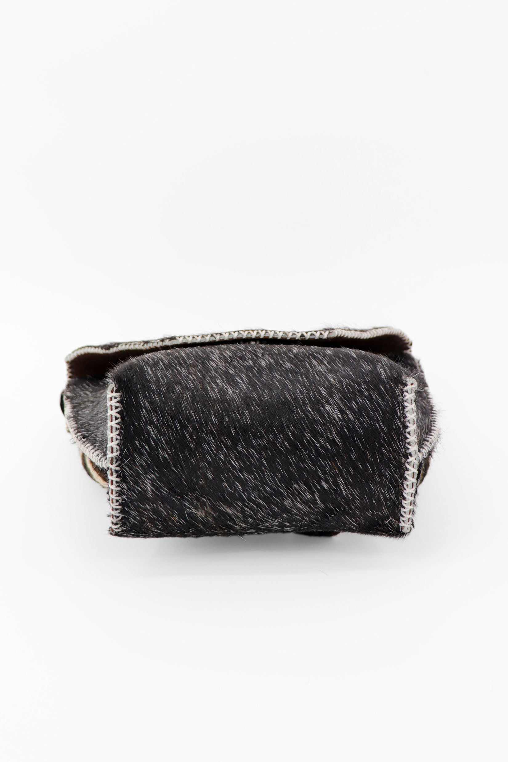 PIAMA TOTE BAG X-SMALL FURRY / BLK&BRW - DRK COL BRW #310002