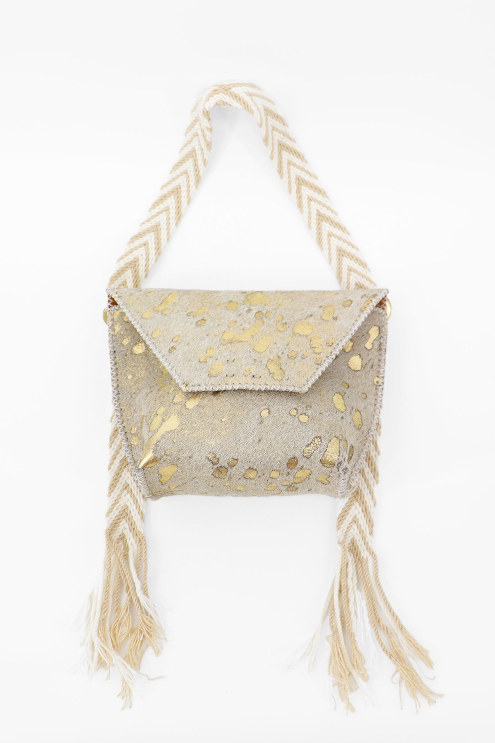 PIAMA TOTE BAG X-SMALL FURRY / GOLD - CAMEL #310001