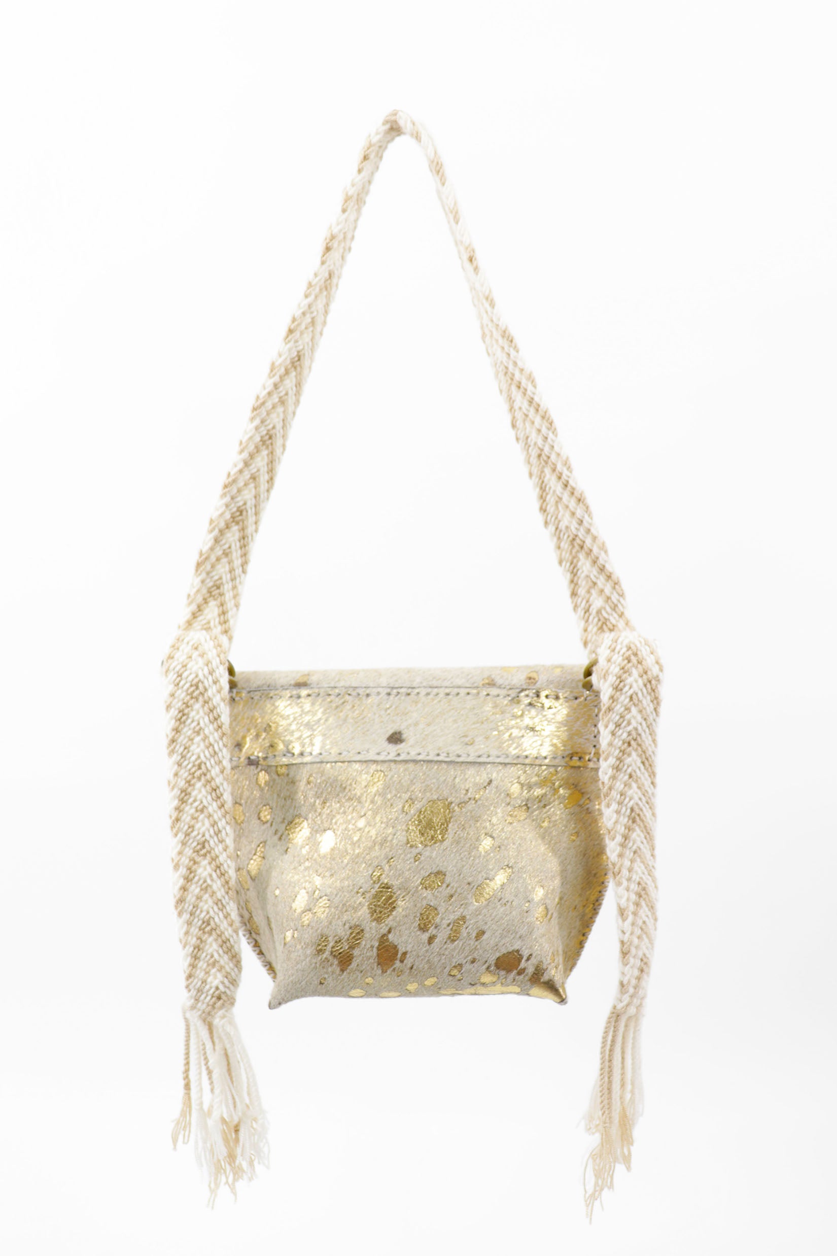 PIAMA TOTE BAG X-SMALL FURRY / GOLD - CAMEL #310001