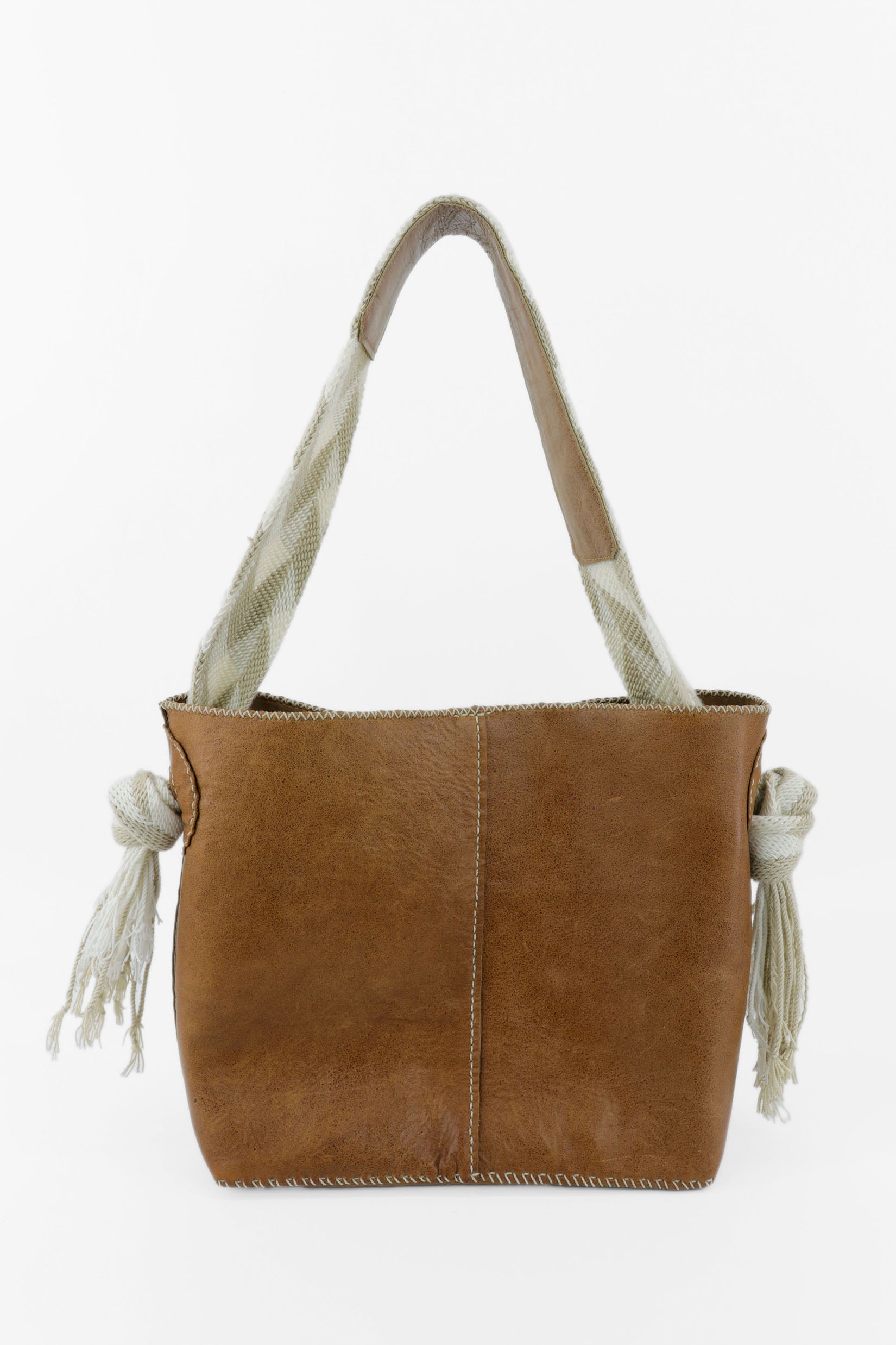 PIAMA TOTE BAG MEDIUM / CAMEL - MED BRW #260004