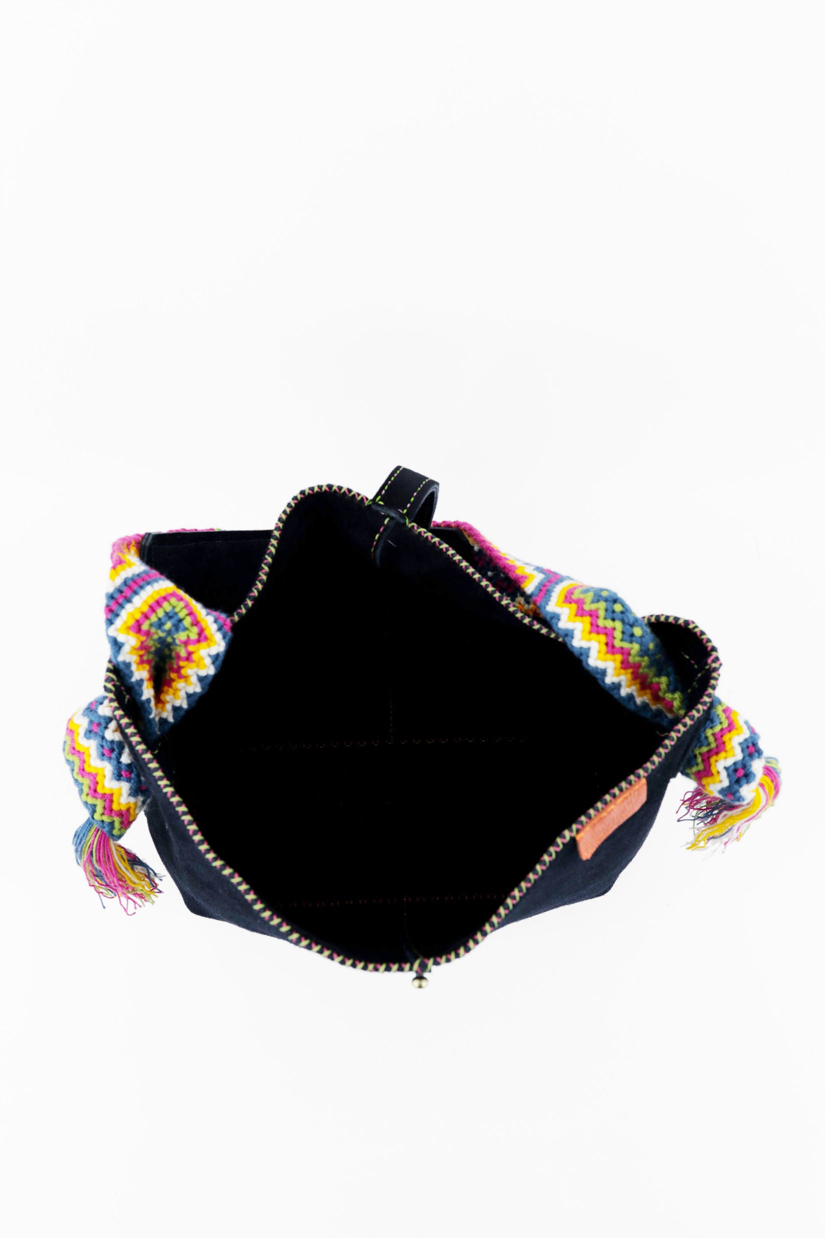 PIAMA TOTE BAG MEDIUM / NAVY SUEDE - NAVY #260005